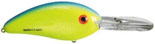 Bomber Deep Fat-Free Shad Chartreuse/Blue Sparkle Md#: BD8F-CBSP