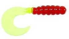 Big Bite Fat Tail Grub 2In 10Pk Red/Chartreuse Md#: FG2-38