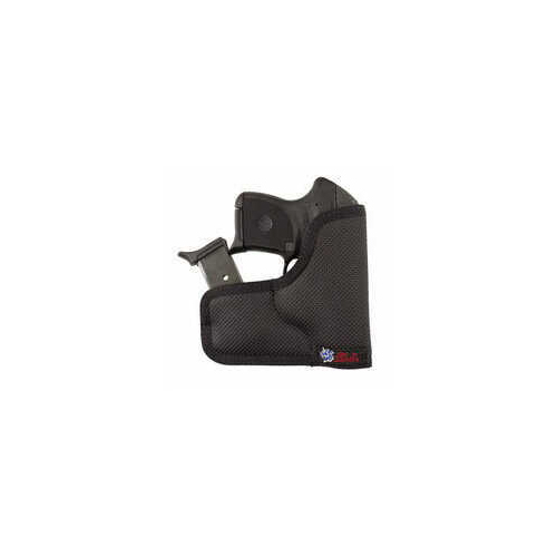 Desantis Ammo Nemesis Pocket Holster Fits J-Frame 2.25" Bodyguard .38 Ruger LCR Ambidextrous Black DSGM33BJN3Z0