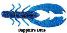 Berkley Powerbait Chigger Craw 4In 7bg Sapphire Blue Md#: MPCHC4-SBU