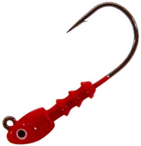 Bomber Shad Head JigHead 1/4Oz 4/0hk 8Pk Red Md#: BSWSJ14-R