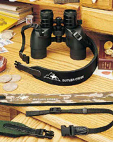 Butler Creek QD Deluxe Bino Strap Complete Vertical Adjustment From 7" To 13" - Cushioned reduces The Felt Weight