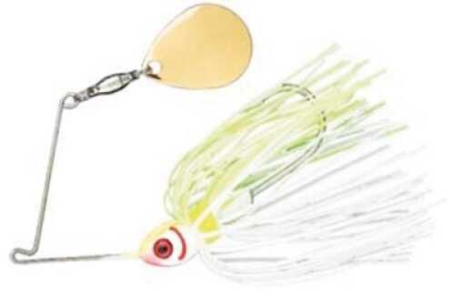 Booyah Single Blade Spinnerbait 3/8Oz Colorado White/Chartreuse Md#: BYBC38-616