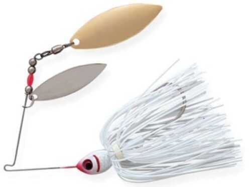 Booyah Double Willow Spinbait 1Oz Snow White Md#: BYBW10-615