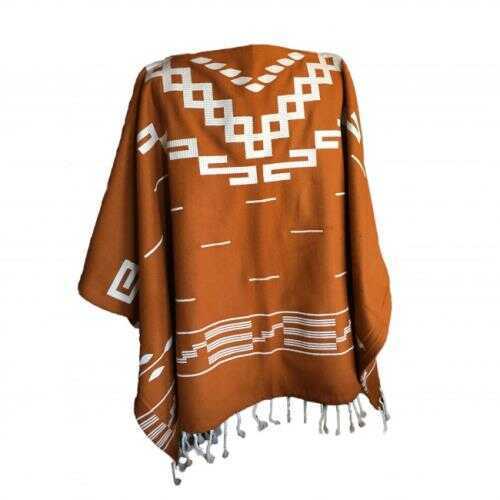 Cimarron Man With No Name Poncho, Burnt Orange Md: MWNN-BO-NEW