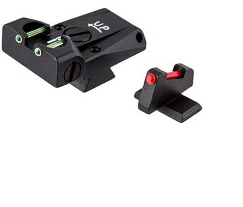 L.P.A. Sights Browning High Power Adjustable 2-Dot Sight Set Red / Green