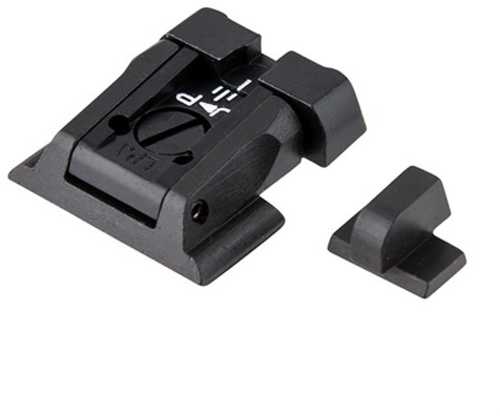 L.P.A. Sights S&W M&P White Dot Adjustable Sight Set