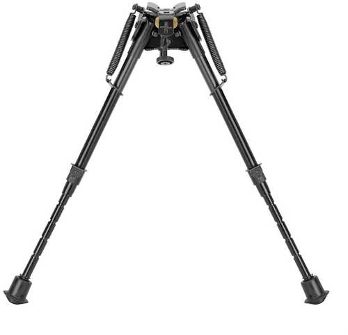 Caldwell XLA Pivoting Bipod 9" to 13" Height Forend Protection Pad Spring Loaded Legs Black