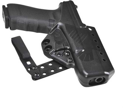 Raven Concealment Systems Eidolon Holster Agency Kit For Glock 19 Tall Shield Ambidextrous Black