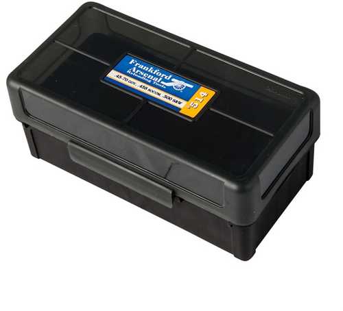 Frankford Arsenal Hinge-Top Ammo Box 460 S&W 45-70 Government 50 Rounds Black Model: 1083795