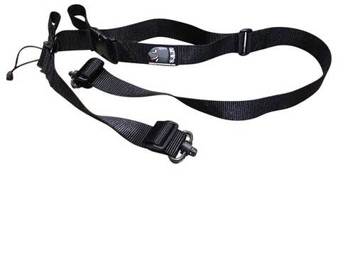 Short Action Precision Inc Positional Rifle 2-Point Sling 1.5: Wide Nylon, Black