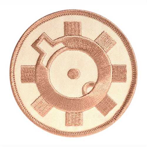 ARFCOM 2.5'' Bolt Face Logo Velcro Patch Tan