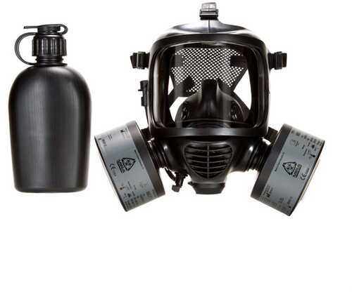 Cm-6M Tactical Gas Mask - Full Face Respirator For CBRN Defense