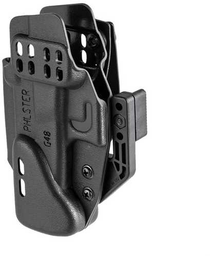 Phlster Pro Series Outside The Waistband Holster Ambidextrous Black Model: PHLPRO-02