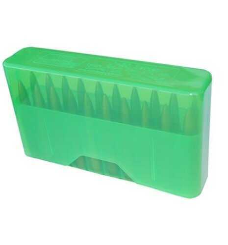 MTM Slip Top Rifle Ammo Box 270 and 300WSM Clear/Green 20 rd. Model: J-20-MLD-16