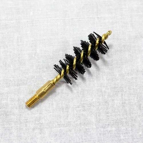 Dewey Rods Benchrest Style "No Harm" Nylon Brush .44-.45 Cal Pistol - 8/32 Thread Bronze Core Designed For Use With