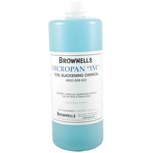 Cold Bluing Browmells Dicropan LM, Quart/32 Oz..