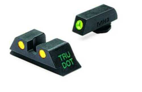 Sight Set (FXD Grn/Grn) for Glock~ 9&40 Cal Suppressor Height