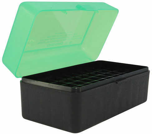 MTM Ammo Box 50Rd Flip-Top 223 204 Ruger 6X47 Clear/Small