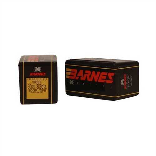 Barnes 30 Caliber .308 Diameter 110 Grain TSX Triple Shock X-Bullet Flat Base 50 Count