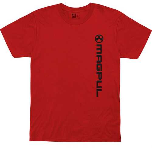 Vert Logo Cotton T-Shirt Medium Red