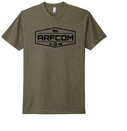 ARFCOM Shield Logo T-Shirts Olive Medium