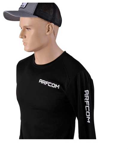 ARFCOM Islander Long Sleeve Sun Shirt Black X-Small