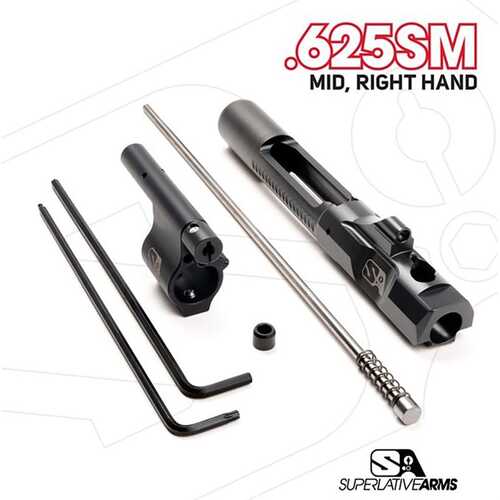 AR-15 Adjustable Piston System With Solid 0.625'' Gas Block