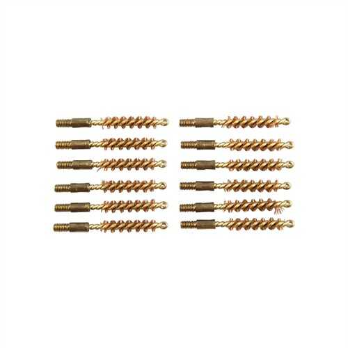 Dozen Pack Bronze Pistol Brushes