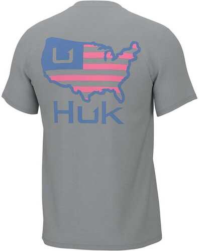 Huk American Tee Shirt Harbor Mist L