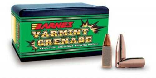 Barnes Varmint Grenade Rifle Bullets .22 Cal (Hornet) .224" 30 Gr VGFB 100/ct