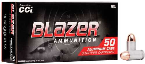 CCI Blazer Aluminum Handgun Ammunition .45 ACP 230-img-0