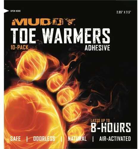 Muddy Disposable Toe Warmers With Adhesive 10/ct