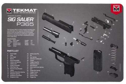 TekMat 11x17 Gun Cleaning Mat- Sig Sauer P365-img-0