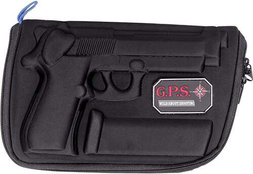 G-Outdoors Compression Molded Pistol Case For Beretta 92/96 Pistols - Black