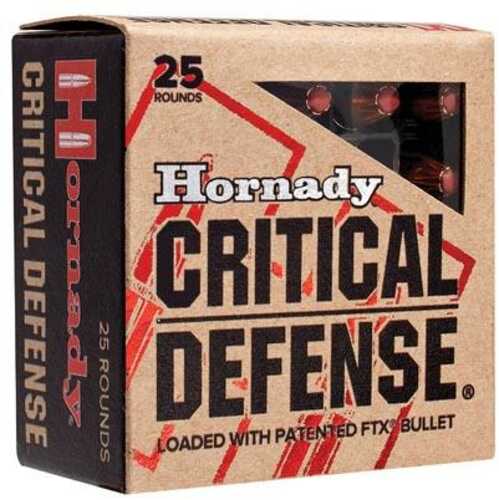 Hornady Critical Defense Handgun Ammo .357 Mag 125 Gr FTX 1500 Fps 25/Box