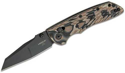 Hogue Deka Able Lock Folder: 3.25" Wharncliffe Blade - Black Cerakote Finish G-Mascus Dark Earth G10 Frame