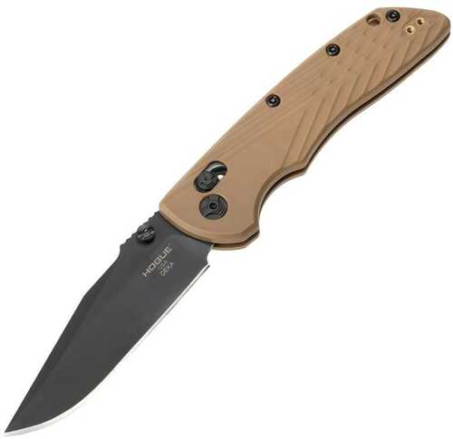 Hogue Deka Manual Folder Knife 3 1/4" Clip Point Blade FDE