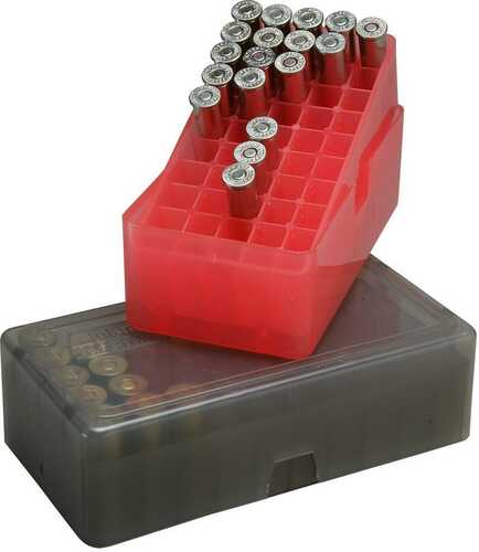 MTM .38/.357 Mag 50-Round Slip Top Handgun Ammo Box