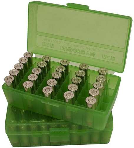 MTM Case GuaRd P-50 Series Handgun Ammo Box .25 / .32 Auto 50 Rd