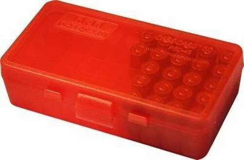 MTM Case GuaRd P-50 Series Handgun Ammo Box .45 Auto / 10mm 50 Rd