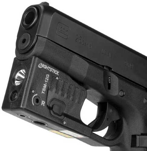 Nightstick Subcompact Weapon Light w/Green Laser For Glock Models G26/G27/G33/G39