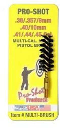 Pro-Shot Nylon Pistol Bore Brush With Brass Core .38-.45 MultiBrush