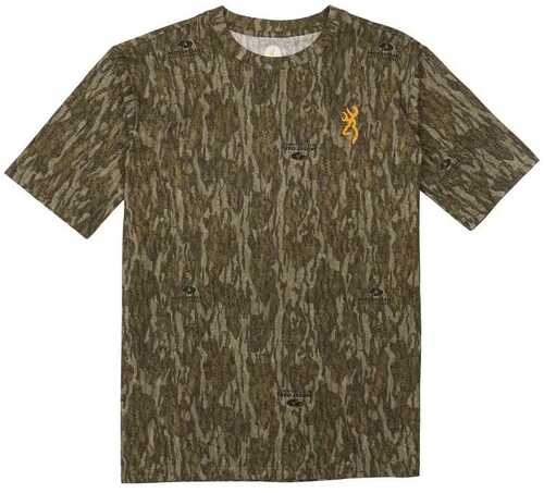 Browning Wasatch Short Sleeve T-Shirt Mossy Oak Bottomland L