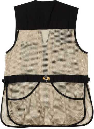 Browning Trapper Creek Mesh Shooting Vest Black And Tan 2Xl