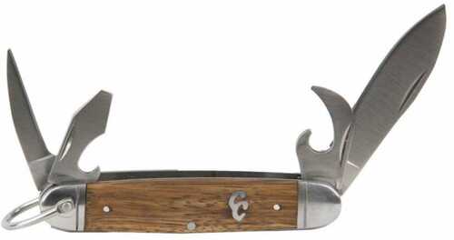 ABKT Cattleman Sagebrush Trailscout Multitool 2-1/5" Blade Zebrawood