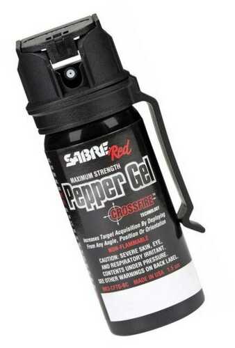 Sabre 1.8 Oz Crossfire Pepper Gel W/ Belt Clip - 6180633 | LG Outdoors