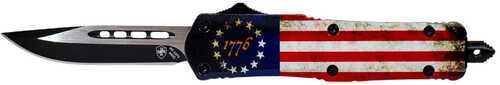 Templar Knife Small Betsy Ross Flag Drop Black