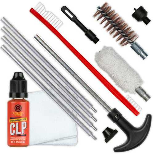 Shooters Choice 12 Ga Shotgun Cleaning Kit With Aluminum Rod