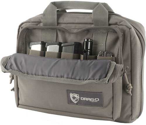 Double Pistol Case Grey